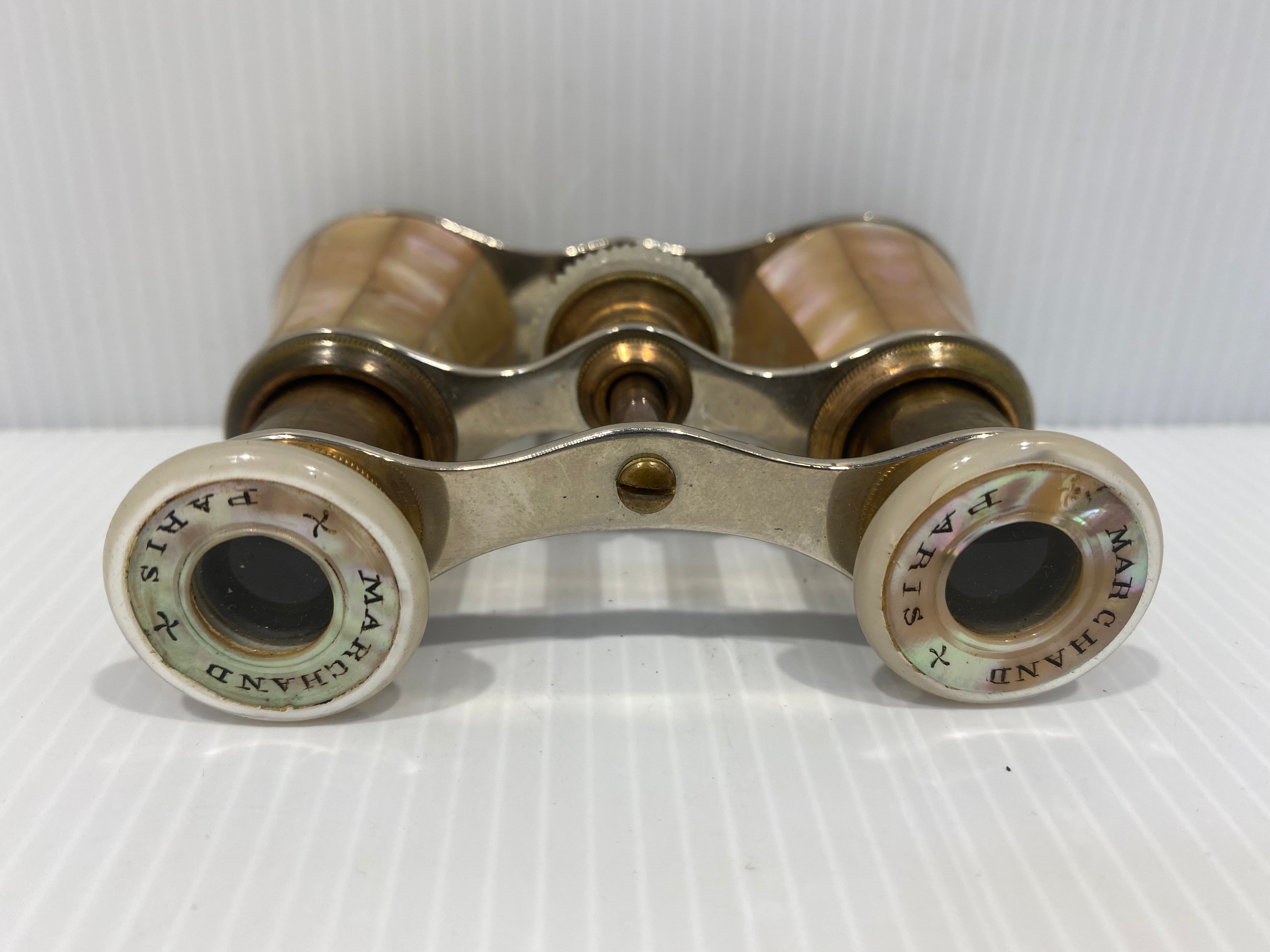 Antique late 1800's to early 1900's. Marchand Paris Opera glasses