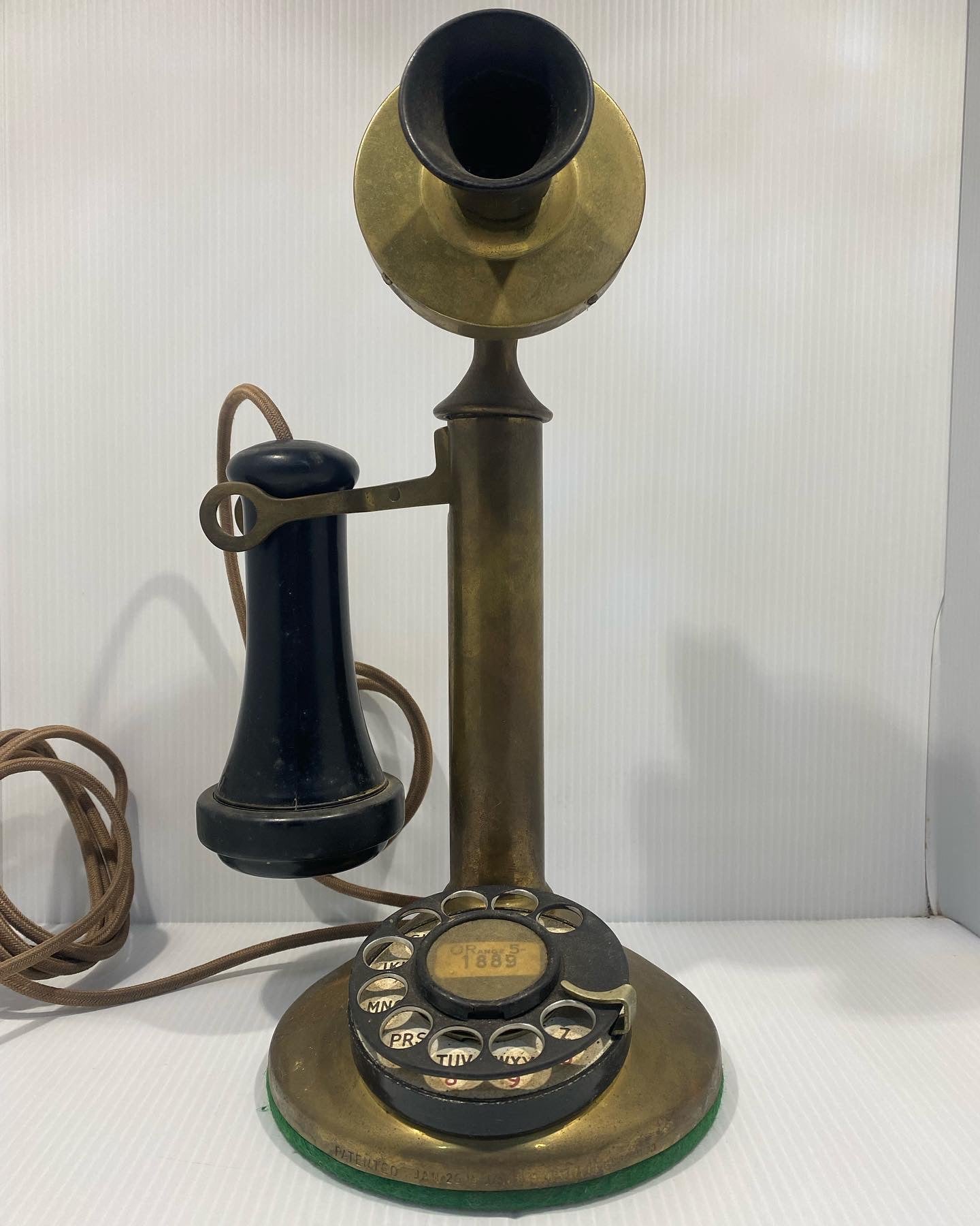 American Bell Candlestick Telephone. 1910