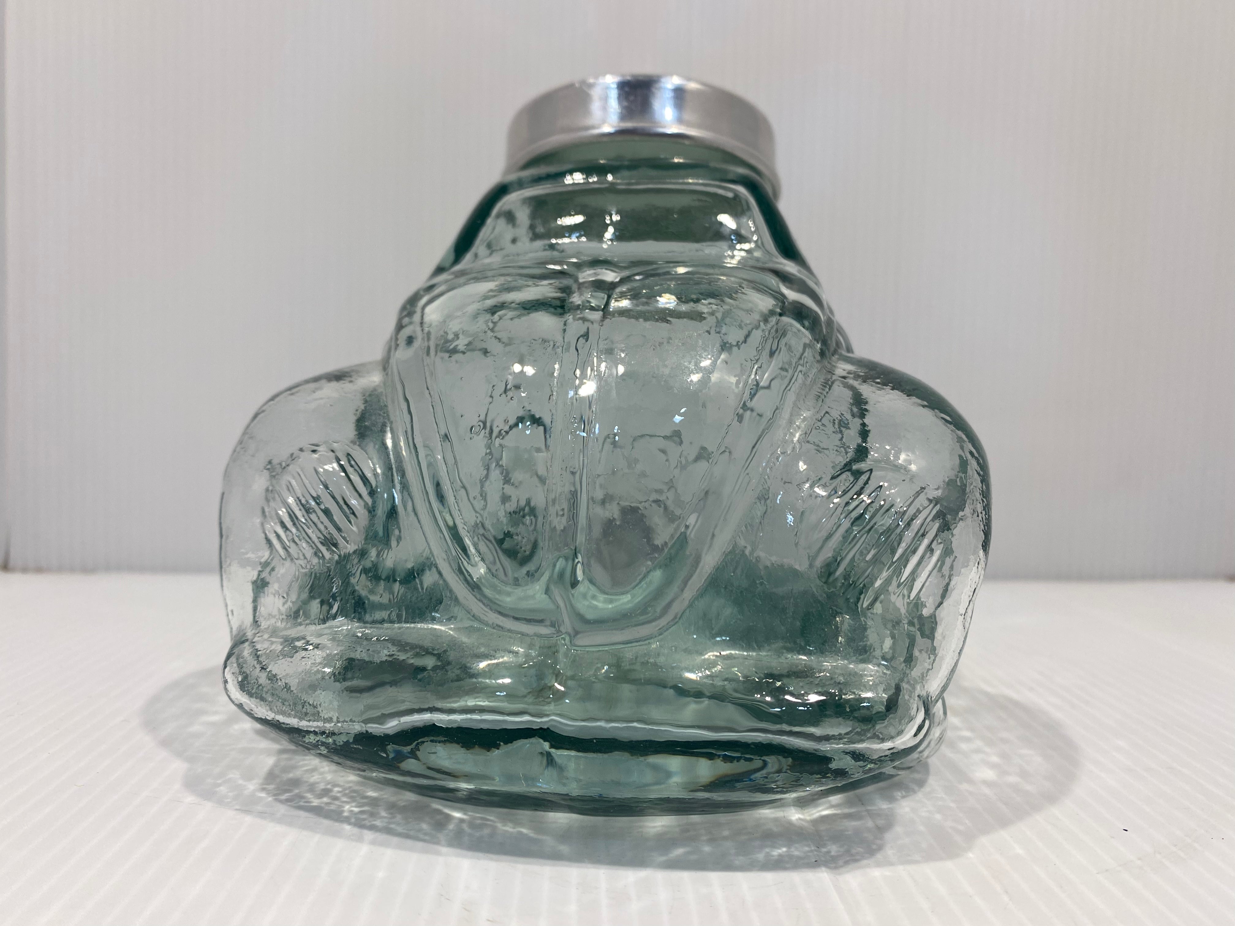 Vintage German Volkswagen glass candy containers. 1960s