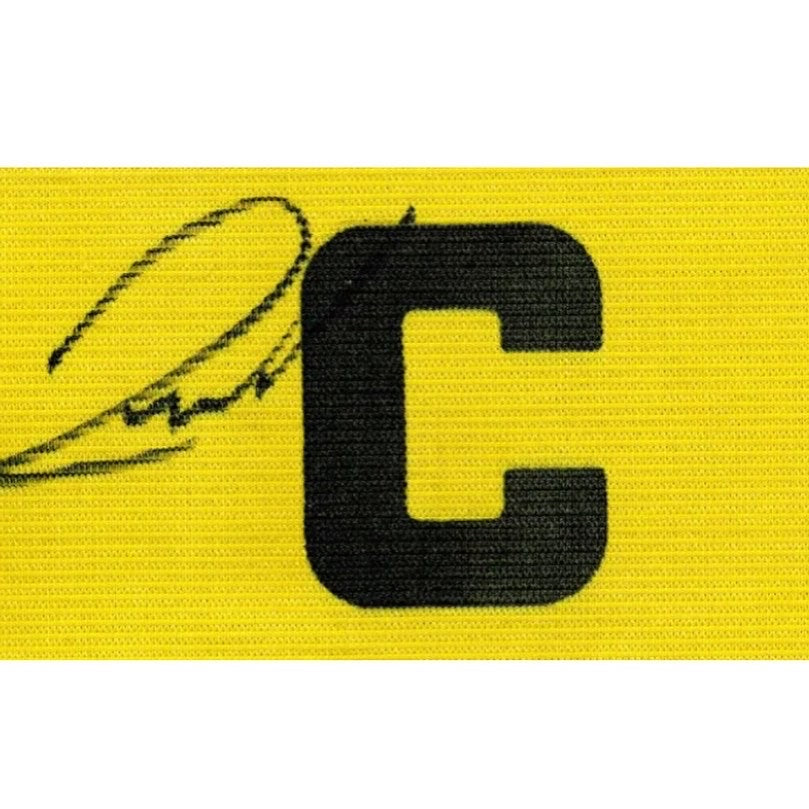 Argentine Legend Javier Zanetti Hand signed Yellow. Come with a Certificate of Authenticity.