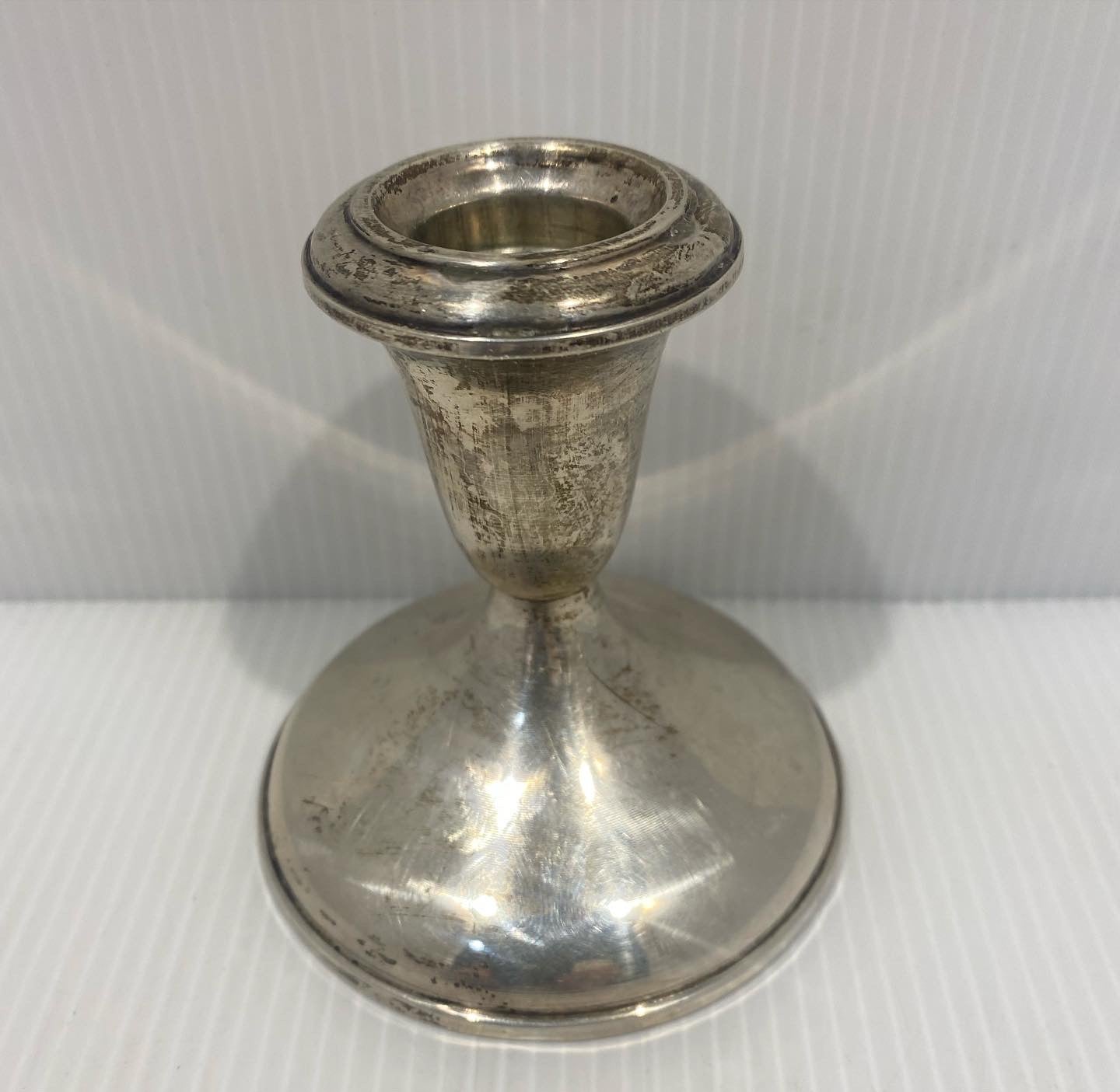 Vintage Empire Sterling Silver Weighted Candle Sticks