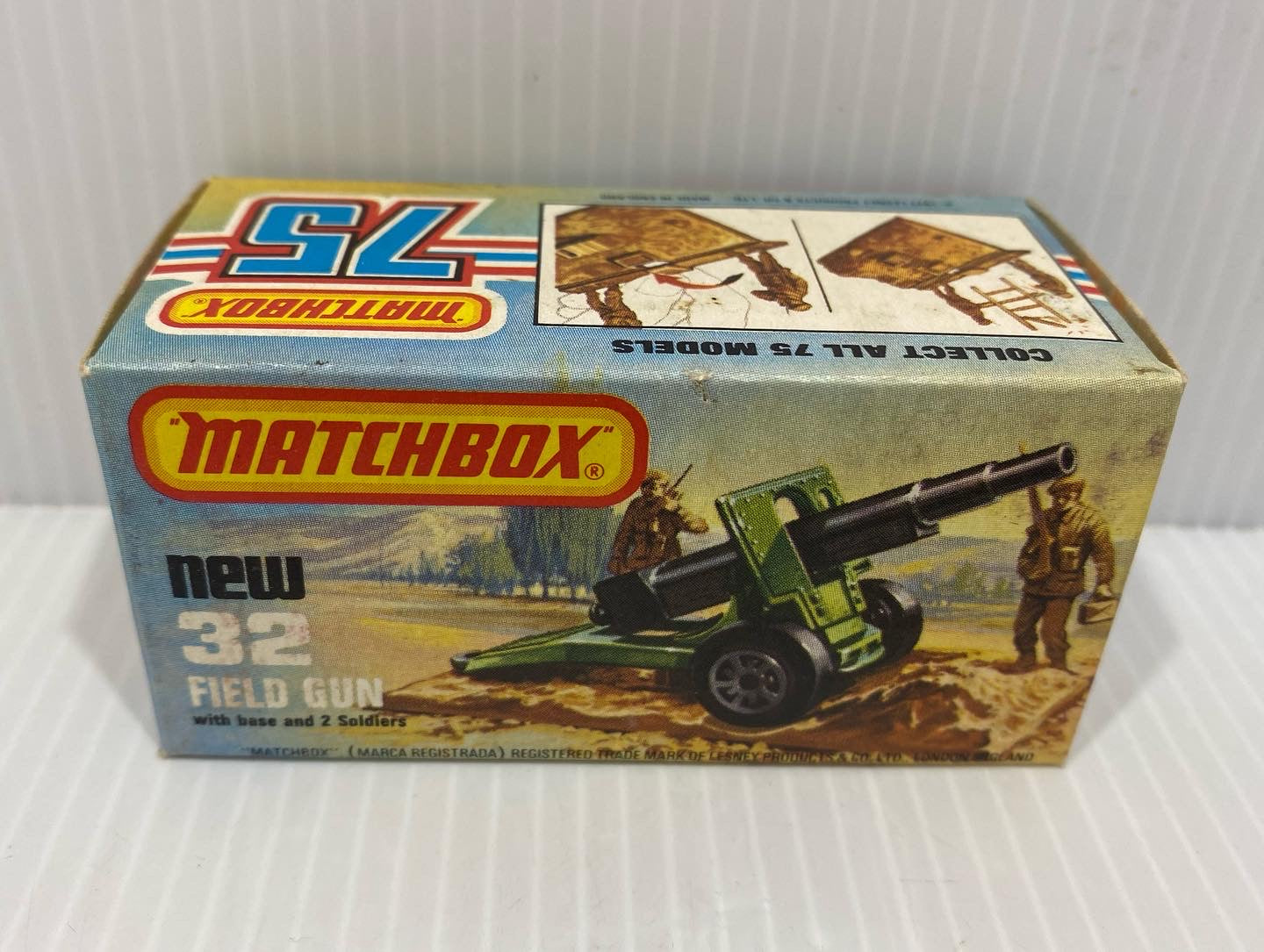 Field gun - Matchbox MB32 1978-1980. With original box