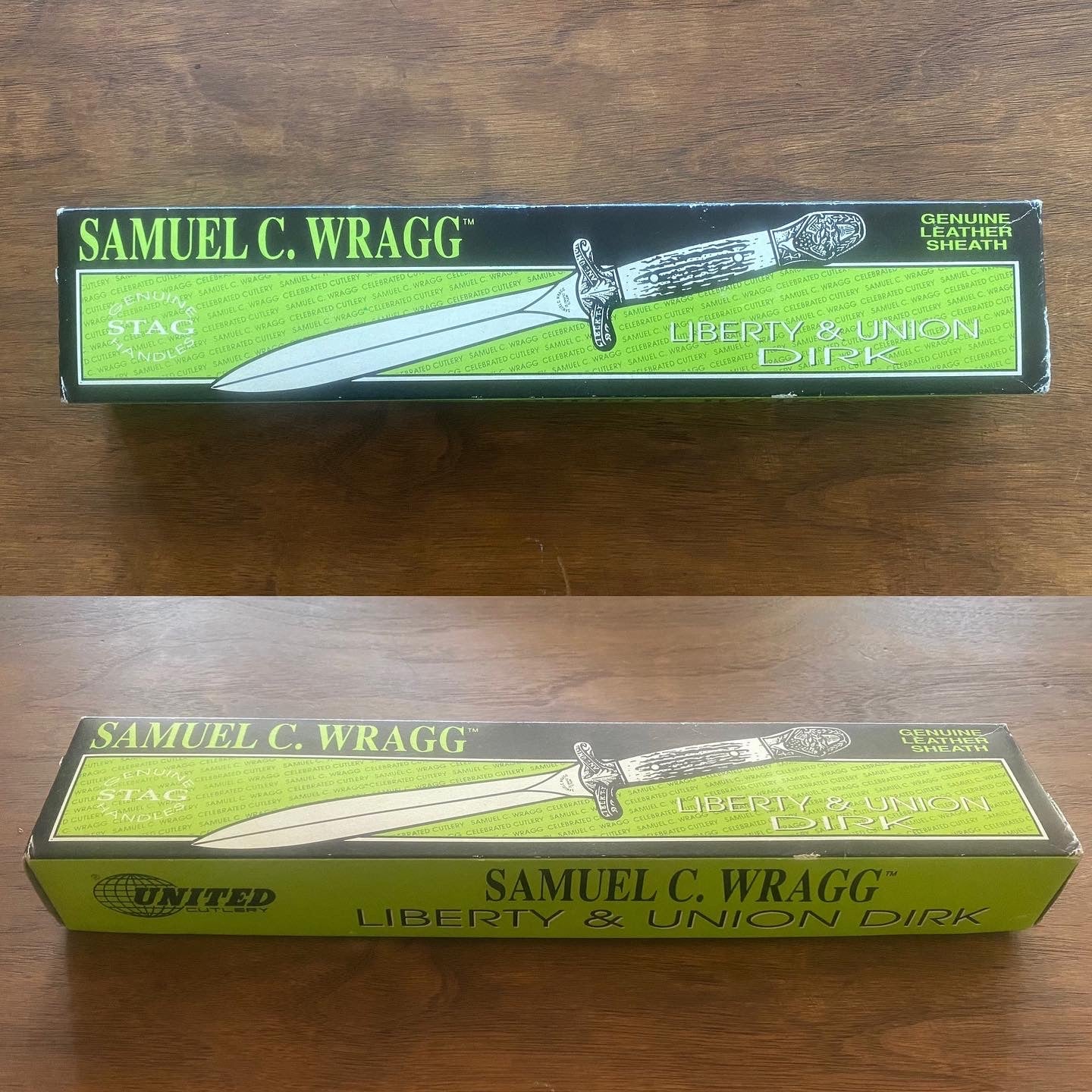 Vintage 1980s, Samuel C. Wragg UC709 Dagger "Liberty and Union Fixed Blade in Mint condition