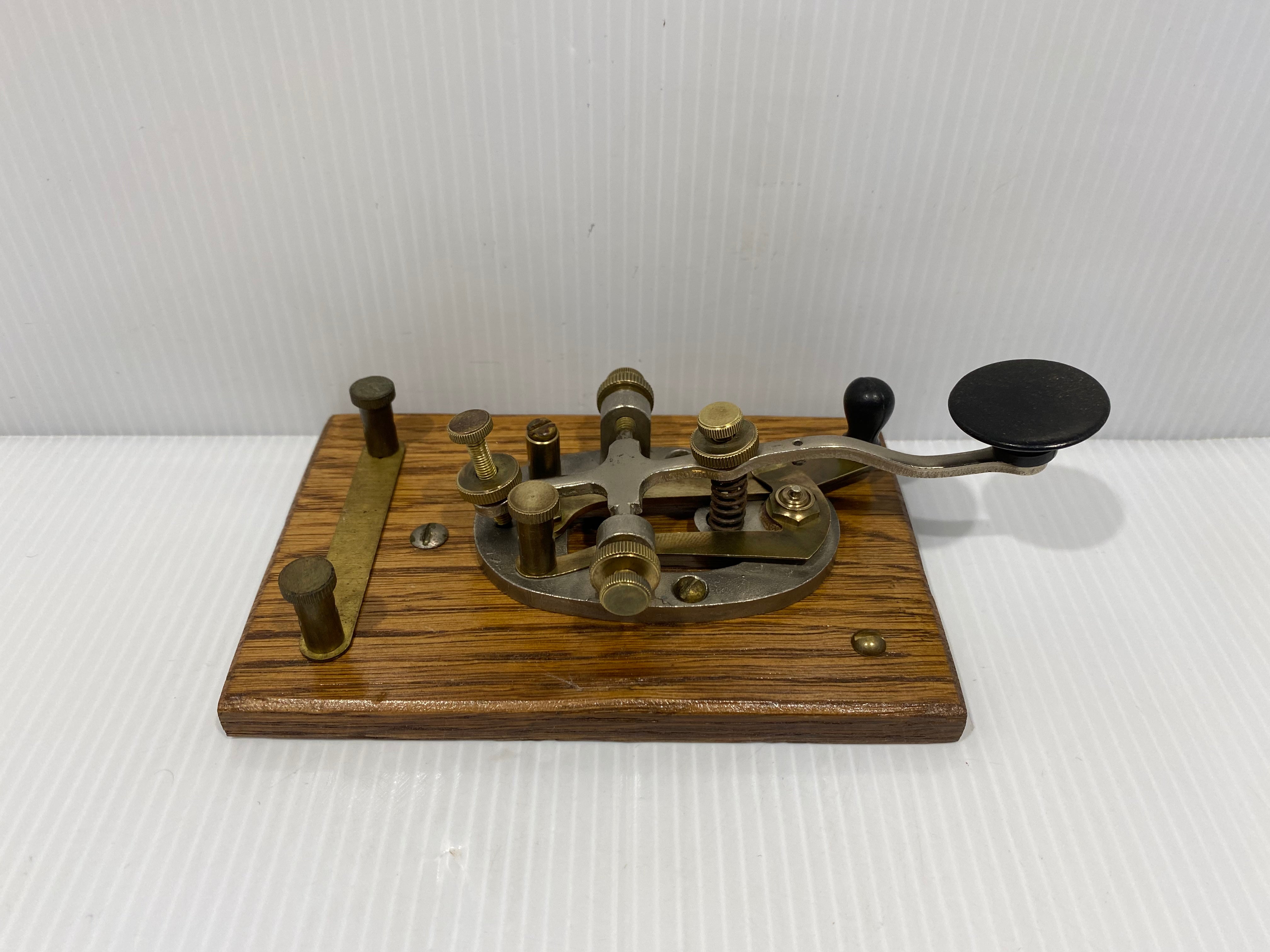Morse Code Tapping Machine 1930s Signal Telegraph Straight Key Morse Code Tapper – Iapello Arts ...