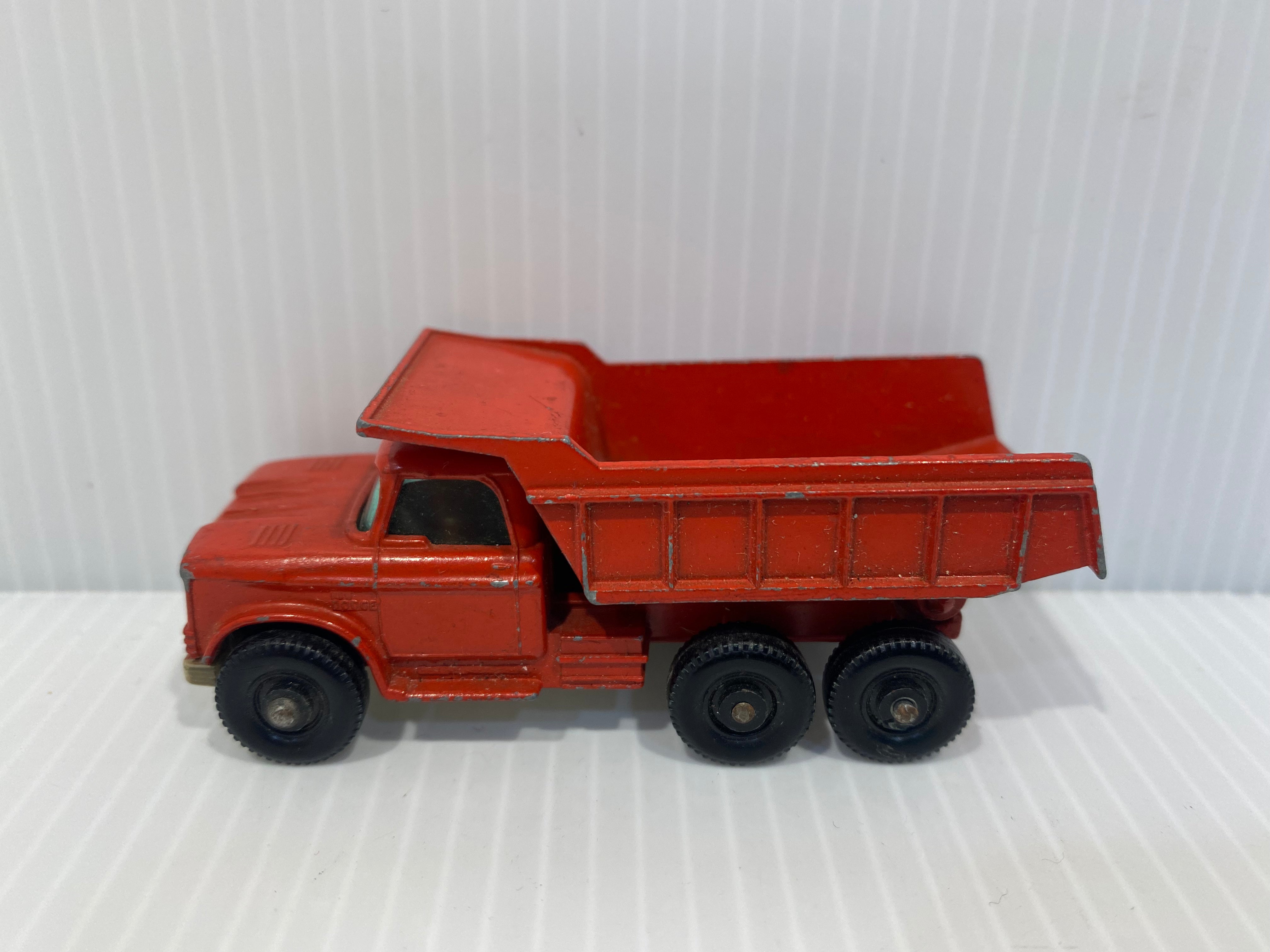 Matchbox Dodge dumper truck with original box
