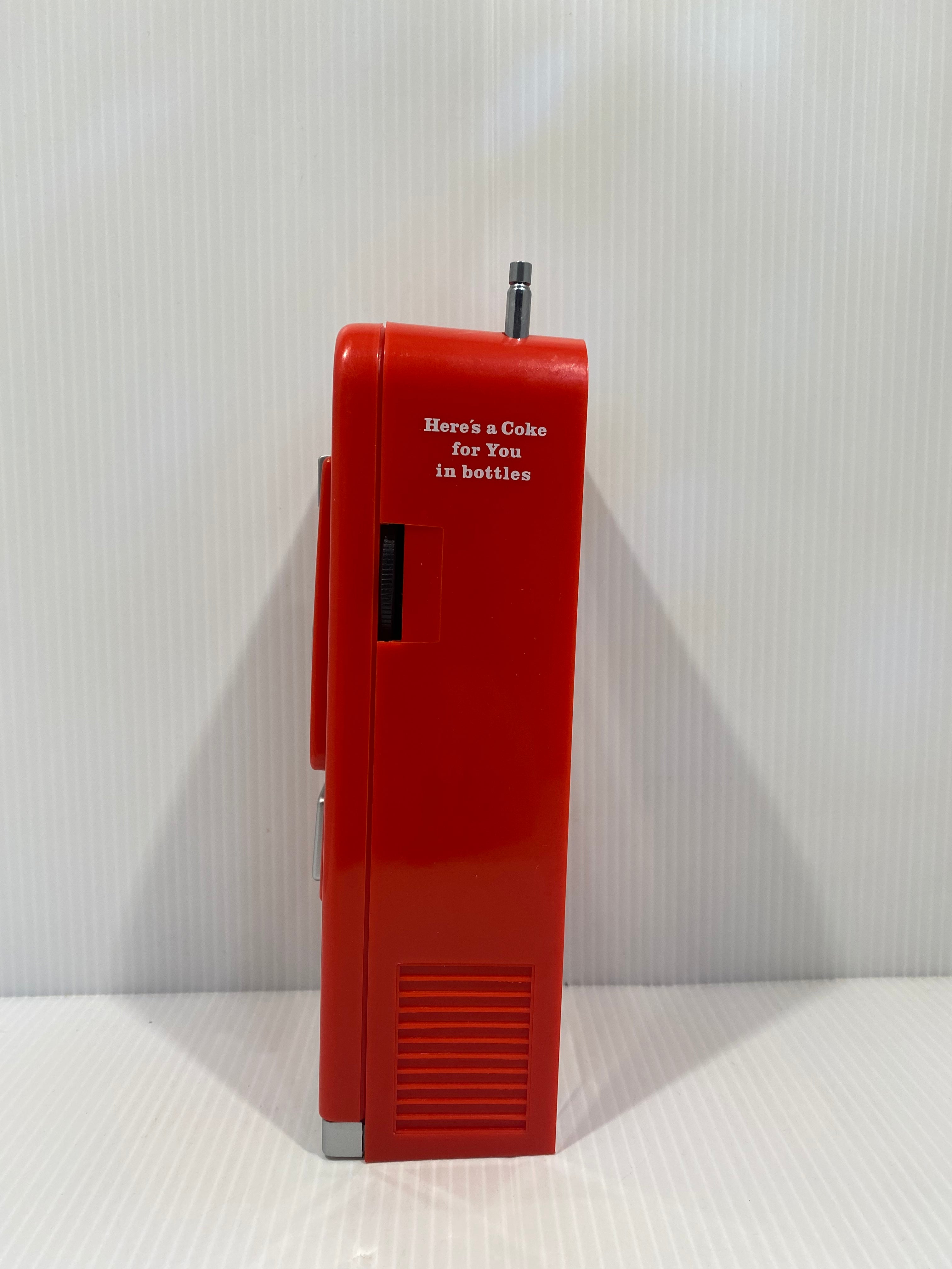 Coca Cola AM/FM Radio Vending Machine