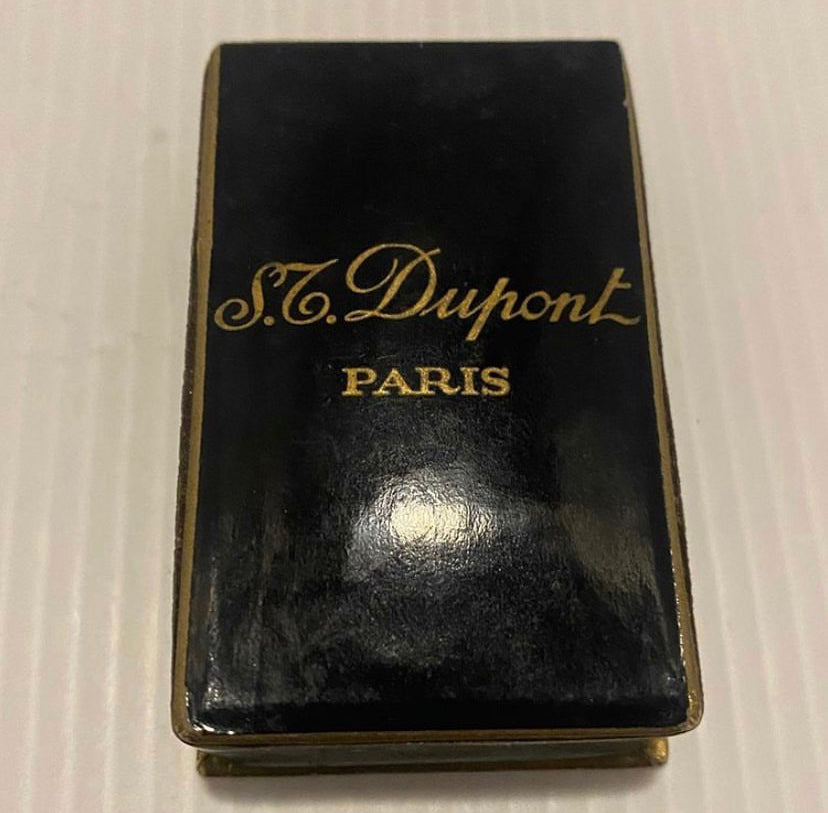 1940s S.T. Dupont petrol cigarette lighter, Gold Plated