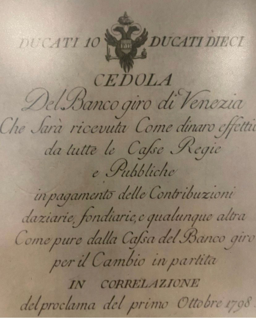 Venezia 10 Ducati 1798