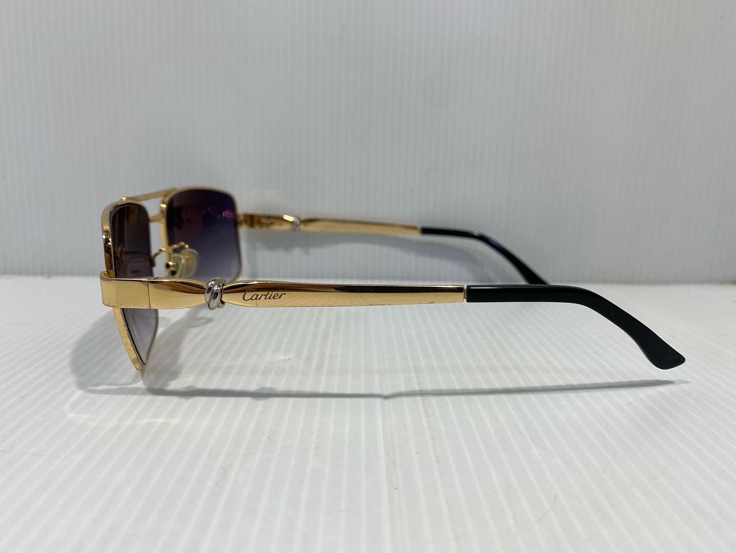 Beautiful used Cartier “ Lady Trinity “ sunglasses. Vintage electropla –  Iapello Arts & Antiques