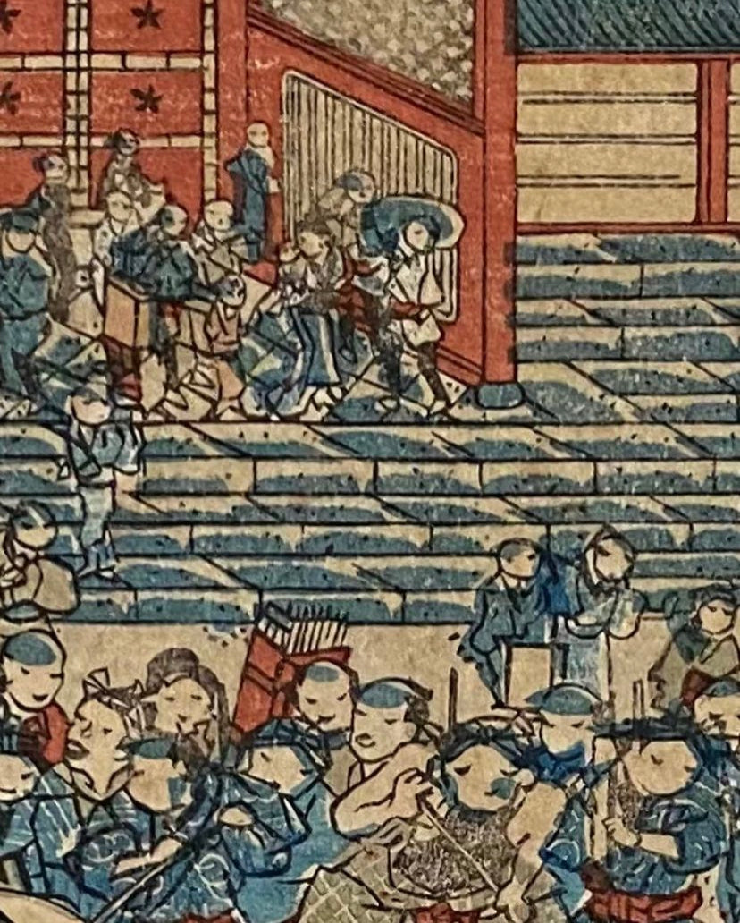 Original Japanese Utagawa Sadatora - (1818-1844)