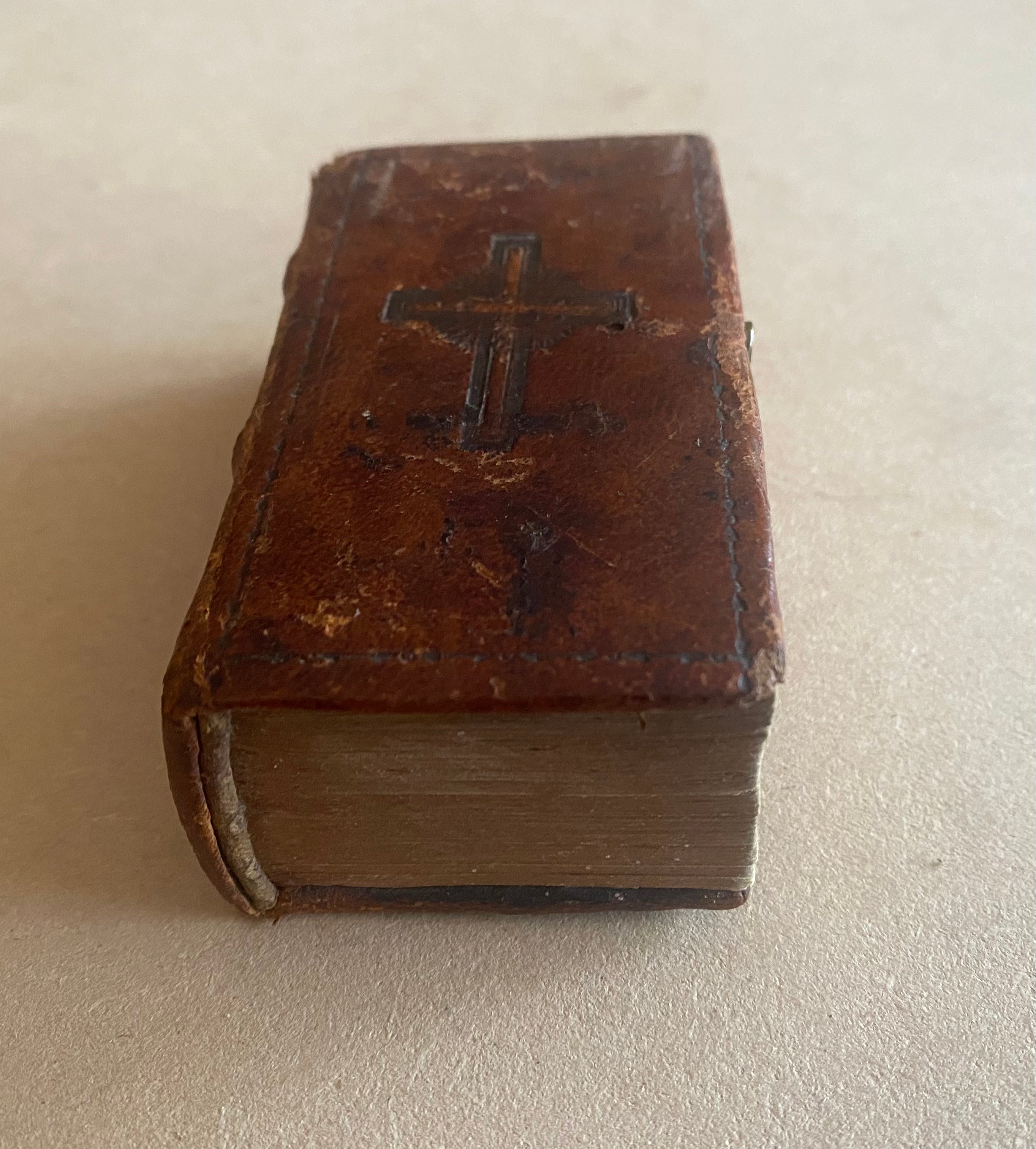 Antique miniature book, Old Testament “ PROPHETAE “ by Apud Bernard Gualteri 1632 Colonia Agrippina ( Cologne, Germany ).