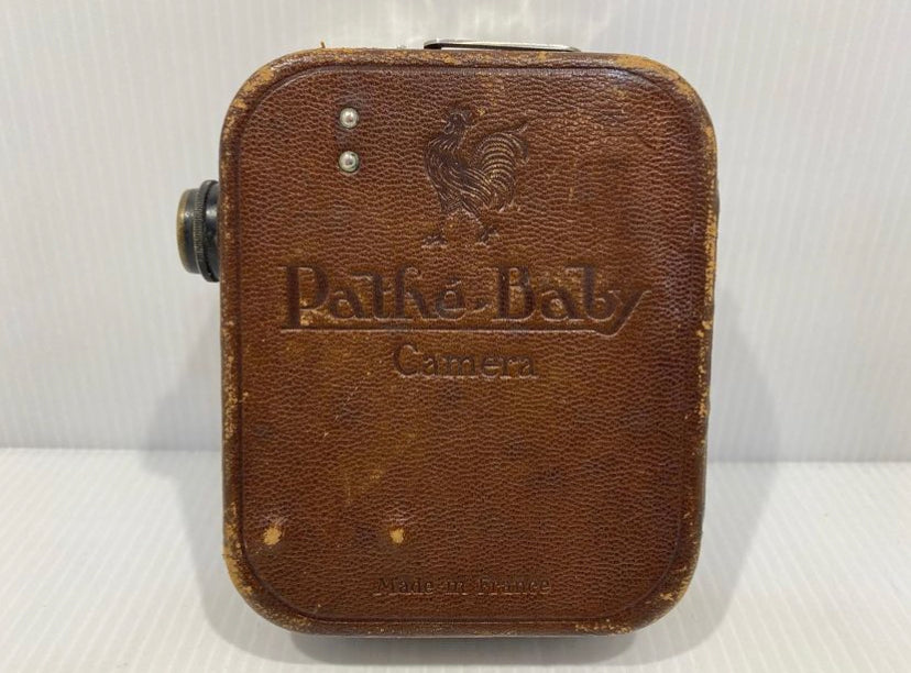 Antique, beautiful and very rare Pathé Baby-Cine 9.5mm camera.