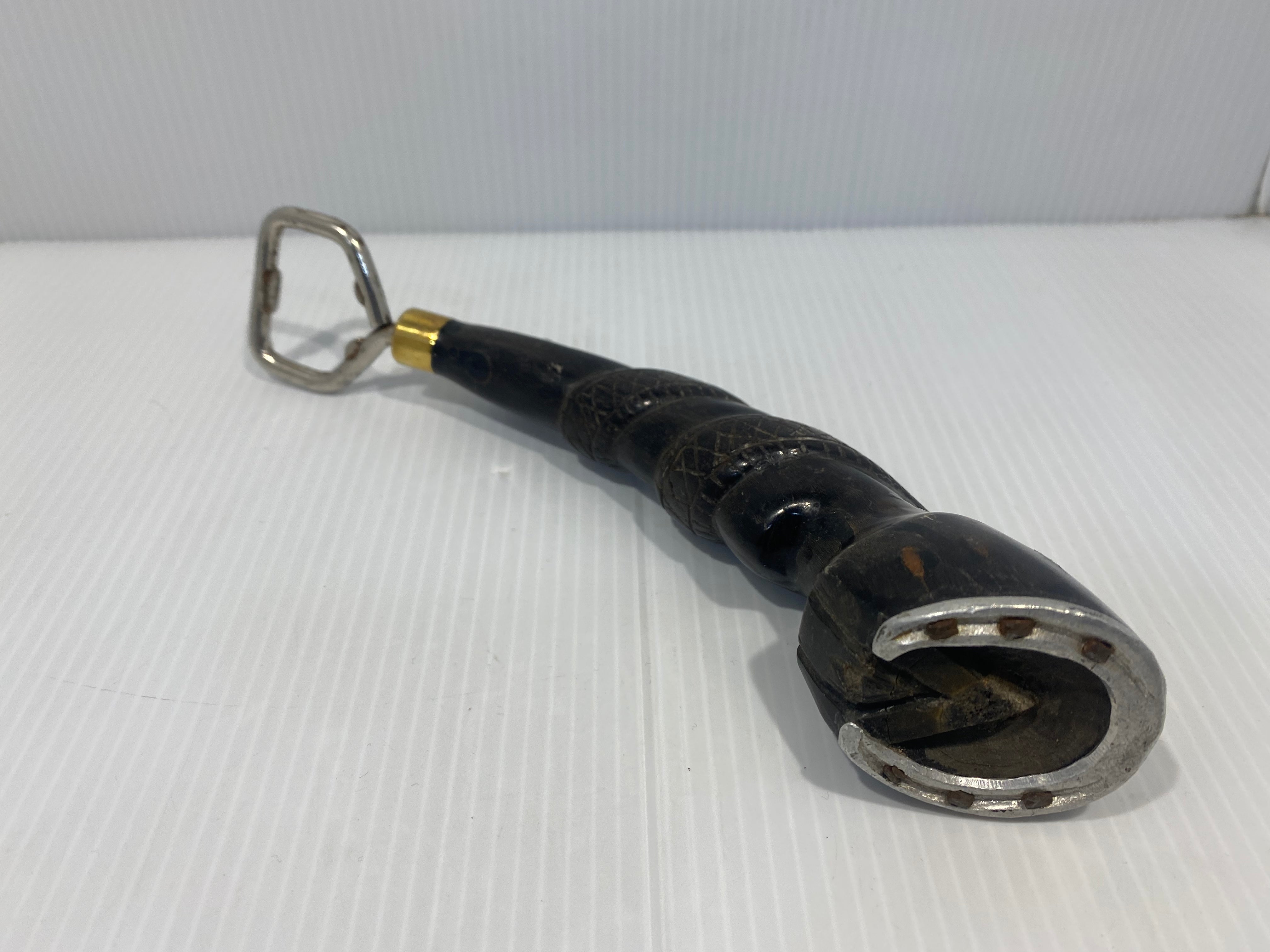 horn bottle opener. 1930/40s .