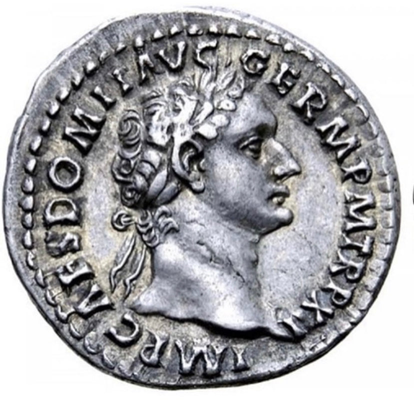 Roma Domitian AR Denarius. AD 92