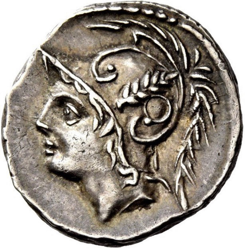 Roman Republic 103 AC Q. Minucius M.f. Ter. Denarius