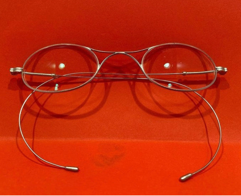 Antique italian eyeglasses, oval lenses , end 1800s